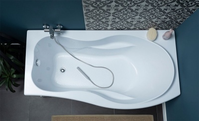 Акриловая ванна Aquanet Borneo 170x90 R 203910 без гидромассажа