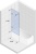 Шторка на ванну Riho Scandic Mistral M107 100 GX0107201 L профиль Хром стекло прозрачное