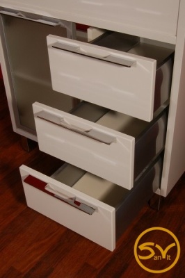 Тумба с раковиной SanVit Новелла Lux 120 knoveln120 с фактурой под дерево Акация светлая