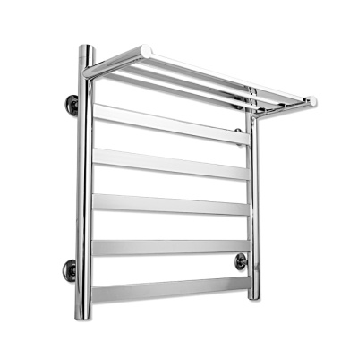 Электрический полотенцесушитель Laris Кватро П6 50х50 с полкой Хром