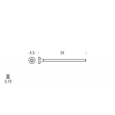 Полотенцедержатель Colombo Design Basic B2713 Хром