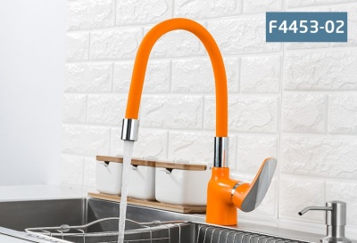 Смеситель для кухни Frap F4453 Белый Хром