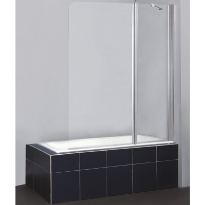 Шторка на ванну BelBagno Sela V-11 120 профиль Хром стекло прозрачное
