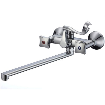 Смеситель для ванны Ростовская Мануфактура Сантехники SL117-140E универсальный Хром Смеситель для ванны Ростовская Мануфактура Сантехники SL117-140E универсальный Хром