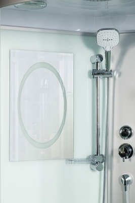 Душевая кабина WeltWasser WW500 Halle 802 80x80 10000003241 профиль Хром стекло прозрачное
