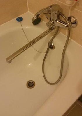 Смеситель для ванны Frap F2228 универсальный Хром