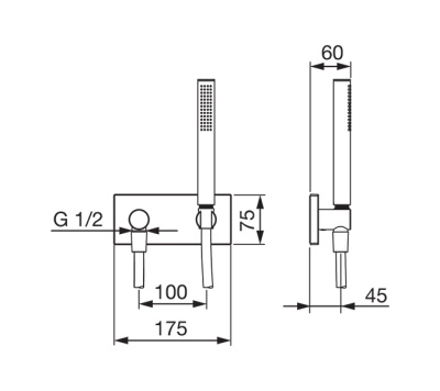 Душевая стойка Oras Signa 2290 Хром