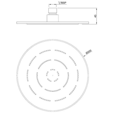 Верхний душ Jaquar Maze OHS-CHR-1613 Хром