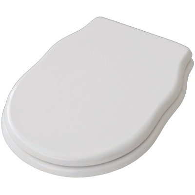 Крышка-сиденье Artceram Hermitage HEA005 01 72 белое, петли бронза