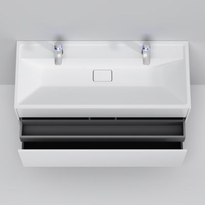 Тумба под раковину AM.PM Inspire V2.0 120 M50AFHX1203WM подвесная Белая матовая