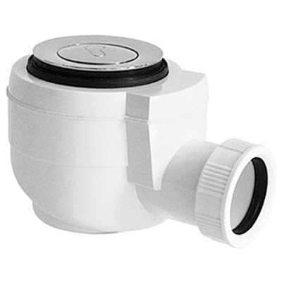 Сифон для душевого поддона PlastBrno EWCR502 Хром Белый