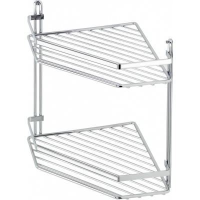 Полка корзина Tekno-tel ES075 угловая Хром