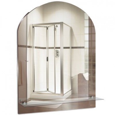 Зеркало Mixline Престиж Соло 50 524999 с полкой с декоративной тонировкой