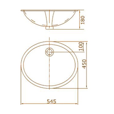 Раковина SSWW 55 CL3079 Белый
