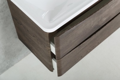 Тумба под раковину BelBagno ACQUA-800-2C-SO-RNG подвесная Robere Nature Grigio