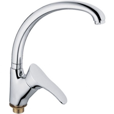 Смеситель для кухни Frap F4101 на гайке Белый