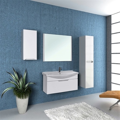 Зеркало Dreja Eco Uni 105 Белое