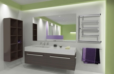 Водяной полотенцесушитель Ника Econ ПМ3 60x40 с полкой Хром