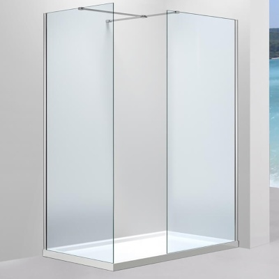 Душевая перегородка Black&White Stellar Wind S601-2+SB6 прямоугольная профиль Серебристый хром стекло прозрачное Душевая перегородка Black&White Stellar Wind S601-2+SB6 прямоугольная профиль Серебристый хром стекло прозрачное