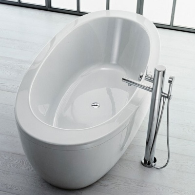 Акриловая ванна Laufen Alessi One 203x102 отдельностоящая без гидромассажа