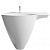 Раковина Bien Mineral 80 MNLM08001FD1W3000 Белая