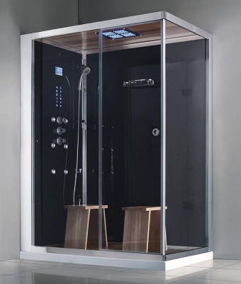 Душевая кабина Grande Home WS141-2L/S6/BB 150x90 L