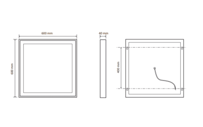 Зеркало Bemeta Hotel 128101829 с подсветкой с сенсорным датчиком Зеркало Bemeta Hotel 128101829 с подсветкой с сенсорным датчиком