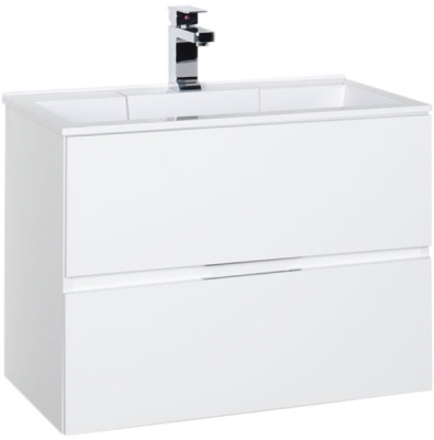 Тумба под раковину Aquanet Алвита 70 212680 подвесная Белая