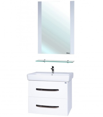 Тумба c раковиной Bellezza Рокко 60 подвесная Белая