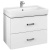 Тумба под раковину Акватон Америна 70 1A137601AM010 Белая глянцевая