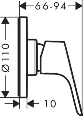 Смеситель для душа Hansgrohe Focus E2 31961000 Хром