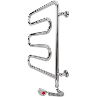 Электрический полотенцесушитель Laris Ш-образный 57х45 73207286 поворотный Хром