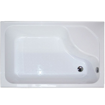 Душевой уголок Royal Bath BP 120х80 RB8120BP-T-R с поддоном профиль Белый стекло прозрачное