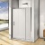 Душевая дверь в нишу Good Door Orion WTW-PD-120 120 профиль Хром стекло прозрачное