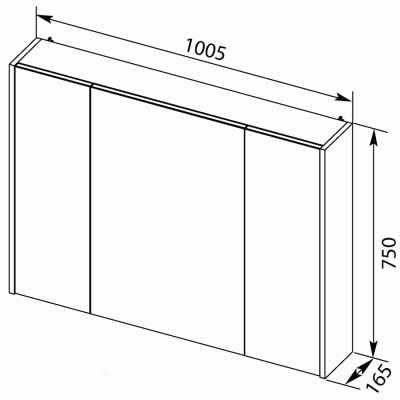 Комплект мебели для ванной Aquanet Остин 105 252224 подвесной Белый глянец Дуб кантербери