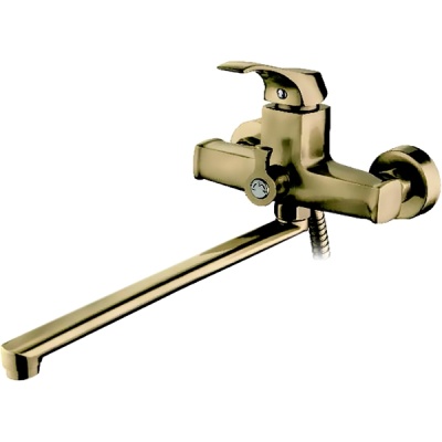 Смеситель для ванны Zerix LR2242C ZX0012 универсальный Бронза