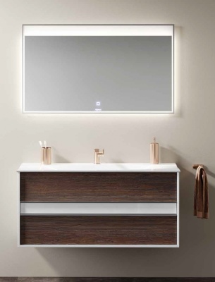 Тумба под раковину Aqwella Clarberg Evolution 120 EV0112CD подвесная Крафт темный