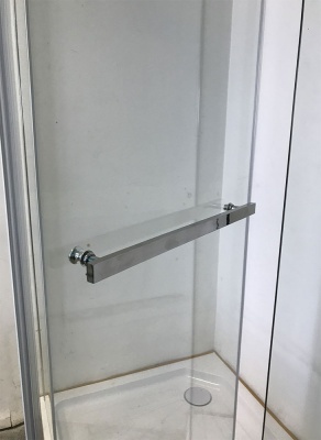 Душевой уголок Cerutti SPA Chika ZP101T 100x100 профиль Хром стекло прозрачное
