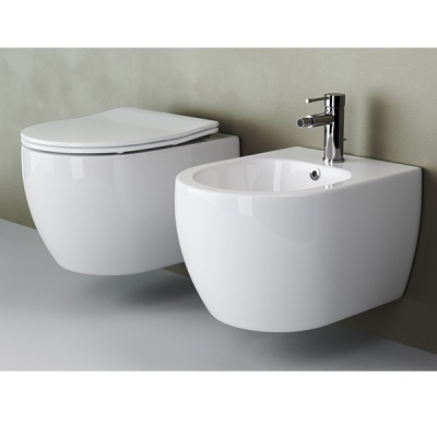Унитаз Ceramica Nova Play CN3001 подвесной с сиденьем Микролифт