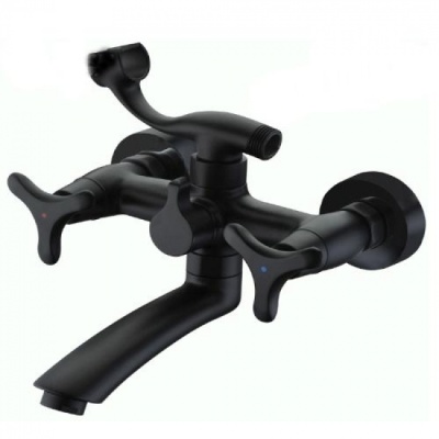 Смеситель для ванны Kaiser Trio 57122-2 Черный