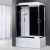 Душевая кабина Royal Bath BP 120х80 RB8120BP6-BT-CH-L стекло прозрачное задняя стенка Черная