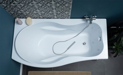 Акриловая ванна Aquanet Borneo 170x90 L 00203909+243000+204668 с гидромассажем